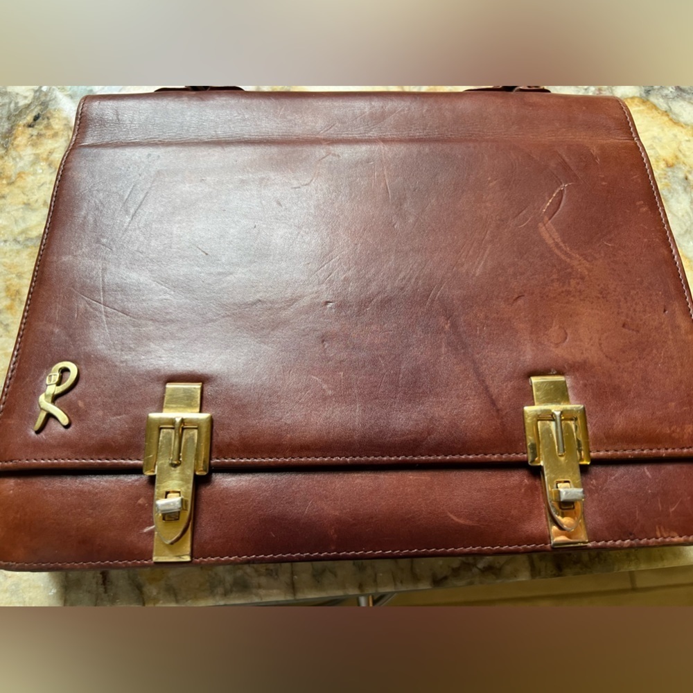 Roberta Di Camerino shoulder purse 70s leather - Picture 4 of 10